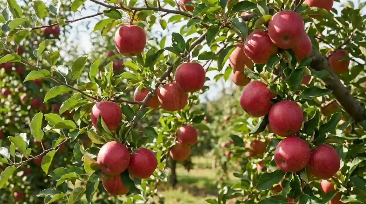 삽당령 사과 과수원