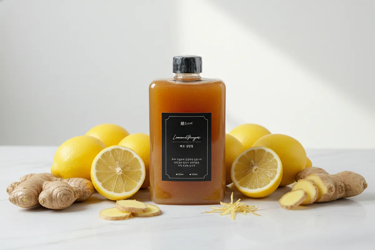 레몬 생강청 제품 이미지
